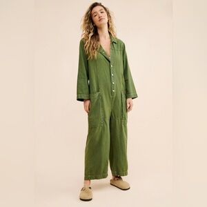 Free People Margarita Long Sleeve Jumpsuit